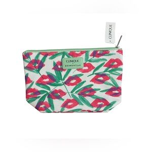 Clinique x Drawbertson Floral Cosmetic Bag